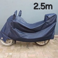 2.5m Waterproof Motorcycle Bike Cover Dark blue 深藍色電單車單車防雨罩防塵套