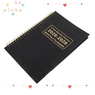 WINTE 3 Years Monthly Planner, Smooth Writing 2026-2028 Calendar Book, Portable A4/A5 Annual Summary