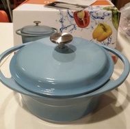 全新 Nutrifresh 24cm 4L 鑄鐵鍋/廚具/煲湯精選