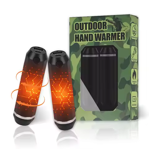 Hand Warmers Rechargeable - 2 Pack Electric Hand Warmers 10000mAh, 8 Hrs Warmth Dual-Sided Heating ,