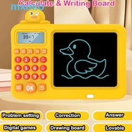 MXMIO Math Game LCD Writing Board, Eye Protection LCD Screen Early Education Oral Calculator, Erasab