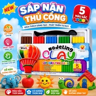 Wholesale _ LOTS of 10 Boxes of Craft Clay / Craft Clay / Win Q 5-Color Modeling Clay / WinQ D 5 / D