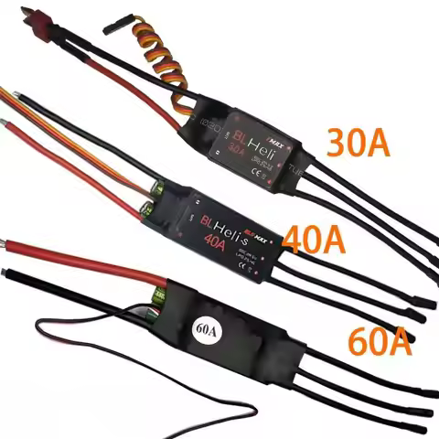 【New】1Pcs Brushless ESC 2-4S BEC ESC HV Bidirectional Brushless ESC 30A 40A For RC Boat Underwater