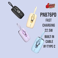 PINENG PN876PD 10K MAH PB built in cable fast charging 22.5W