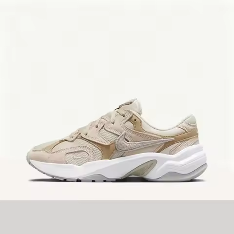 NikeAL8 Suede Fabric Soft Comfortable Versatile Cushioned Breathable Low-Top Dad Shoes Women's Light