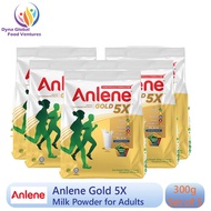 Anlene Gold 5X Milk Powder Plain 300G x5