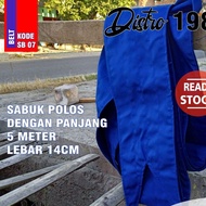 SABUK BIRU DUPLIKAT POLOS PANJANG 5 METER. PALING DI CARI . SABUK WARGA IKSPI KERASAKTI. RRADY STO