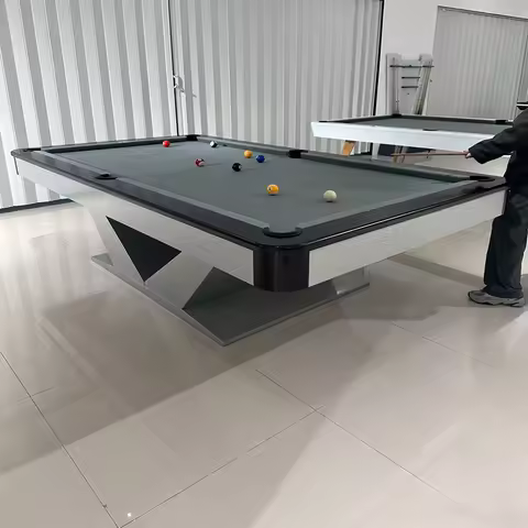 2025 Modern Pool Table Luxury Villa Use Multi Game Billiard Table 7ft 8ft Sale Family Dining Top Poo