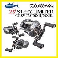 2025 DAIWA STEEZ LIMITED CT SV TW 70XHL 25’ Baitcast Reel BC Baitcasting Cast