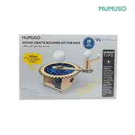 MUMUSO Wood Crafts Building Kit for Kids (Space Globe/28 Pieces)