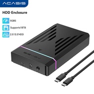 Acasis 24TB 3.5" SATA HDD Enclosure| USB 3.0 6Gbps + 12V/2A Power| Tool-Free Dock for NAS/PC Backup
