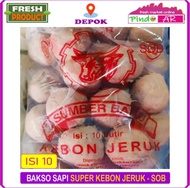 BAKSO SAPI SUPER SB KEBON JERUK / BASO SAPI ISI 10 BUTIR