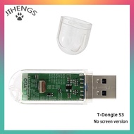 JIHENGS บอร์ดพัฒนา ESP32-S3 T-Dongle-S3พร้อมหน้าจอ dongle ขนาด0.96นิ้ว ST7735จอแสดงผล LCD รองรับการ์