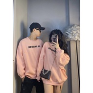 [Real Photo] Jil Sander Printed Long Sleeve Cotton/Bear Sweatshirt In Pink [LanHin90]