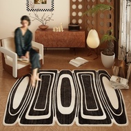 Irregular Rugs for Bedroom Light Luxury Living Room Decoration Thicken Carpet Home Plush Lounge Rug 