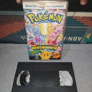 Kaset VHS Pokemon The First Movie