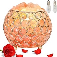 Himalayan salt lamps,Sanwsmo Pink Crystal Salt Rock Lamp,Dimmable Switch Warm Yellow Night Light,Bedroom Decoration and Lighting,Best Gift Idea(ETL Certified,Upgrade version)