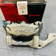 NVX V1 V2 NVX155 ORIGINAL BREMBO M3 4 POT NVX FRONT CALIPER 100MM SIAP BRACKET SET PNP ONLY MADE ITA