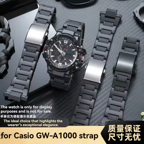 Composite Steel Resin Watch Strap For Casio G-Shock Aviation GA-1000 GA-1100 GW-A1000 GW4000 Men Lig