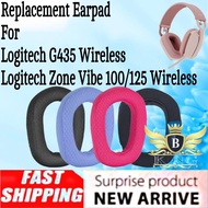 Replacement Earcup Earpad Foam Headphones Logitech Zone Vibe 100 125 G435 Wireless