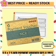 Local 5.5" x 7.5" NCR PAYMENT VOUCHER 50'S X 2PLY / PAYMENT VOUCHER / Payment Voucher Book / Cash Vo