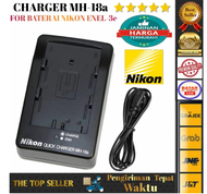 Charger Dslr NIKON MH-18a for Baterai nikon ENEL-3e D90 D80 D300