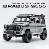 Mercedes Benz G550 model 1/24 scale, Brabus G550 metal mini car, fully open doors, lights, sounds, c