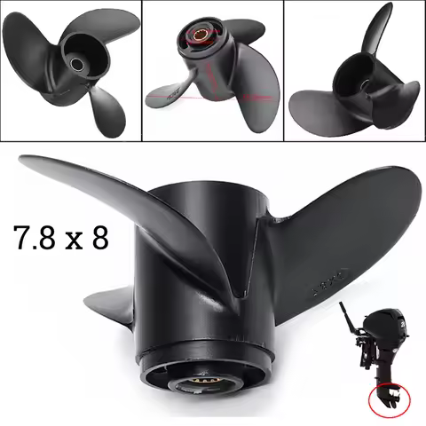 1 pc 3R1W64516-0 Aluminum Propeller 7.8x8 For Tohatsu Nissan Mercury Outboard Motor 4 5 6HP Engine A
