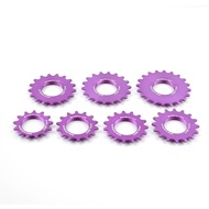 POLSO Purple Fixed Gear Bike Freewheel AL7075 13T 14T 15T 16T 17T 18T 19T 20T Single Speed Fixie Cog