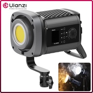 Ulanzi VL-200Bi 200W V-Mount COB Light Wireless APP Control 2700K-6500K Video Light for Skit Video V