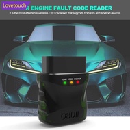 LOVETOUCH Car Engine OBD2 Diagnostic Scanner EOBD Bluetooth ELM327 V1.5 Fault Code Reader Dignostic 