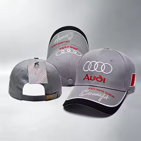 Cool Sports Baseball Hat Embroidery Cotton Adjustable Hat For Audi S Line A1 A3 A4 A5 A6 A7 Q3 Q5 Q7