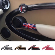 Union Jack Car Interior Door Handle Knob Cover Modified Parts For Mini Cooper S JCW Clubman R55 R56 R58 R59 Styling Acce