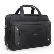 Top Super Capacity Plus Business Men's Briefcase Women's Handbag Laptop Case 16 17 19 inch Oxford Ten Font Travel Bag