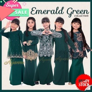 BAJU KURUNG BUDAK / KIDS / ANAK - EMERALD GREEN / HIJAU / ROYAL GREEN / TEAL GREEN