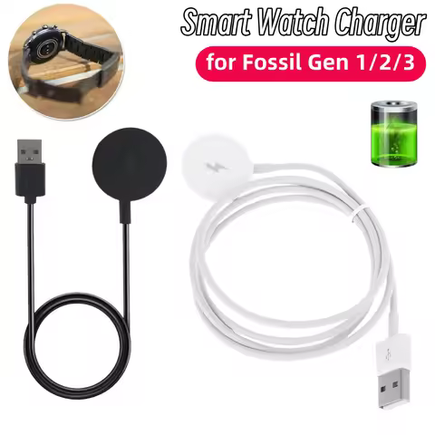 Watch Charger Cable Dock Watch Charger Travel Business for Fossil Gen 1/2/3 Smartwatch Power Supply 