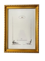 Photo Frame Size 4R / 5R / 6R / 8R / A4 / 11R / A3 - Gold Color(1pc)