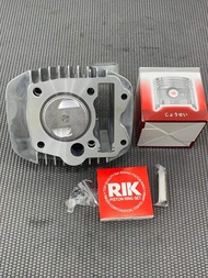 เสื้อ125ลูก56มิลพร้อมหลบวาวใส่125รุ่นคาร์บูR-Sและ125iไฟเลี้ยวบังลมปลอกสูบใส่แคร้งเดิมได้เลย