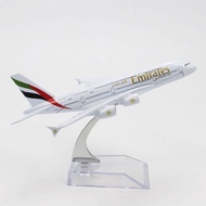 16cm A-380 Diecast Model Airbus380 Emirates Airlines Aeroplane Aircraft Plane