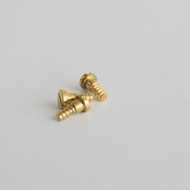 ♚ 4Pcs/Lot Metal Screws For Casio G-Shock Watch DW5600 DW5610 1:1 Size High Quality 3 Colors Gold Black Sliver Dropshipping