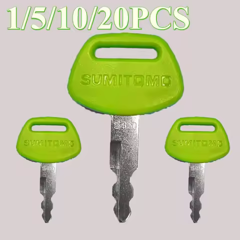 1/5/10/20pcs S450 Start Key Fits Sumitomo SH130/200/210/240 A1 A2 Excavator Ignition & Door Key