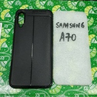 Auto samsung A70 samsung A 70 black rubber silicone soft case A70 samsung