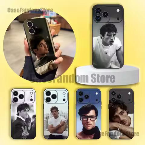 J-Jacob E-Elordi Phone Case For iPhone 17,16,15,14,13,12,11,Pro,Max,Plus Black Soft Cover