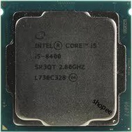 Cpu intel I5 - 8500 + I5 - 8400 tray Without box + Dissipation