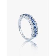 18K Gold Sapphire Ring