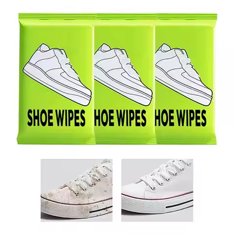 3 Bag Shoes quick-Clean Wipes Portable White Shoes Cleaning Care Wipes Sneakers Cleaning Quick Wet W