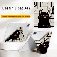 IPad Case Foldable Design 3+Y Y-Shape, Suitable for Pro 11" M4 2024, Gen 7/8/9 10.2", Air6/Air7 11" 