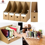 5 Pack Magazine File Holder Foldable Magazine Organizer Desk Storage Organizer Magazine Storage Box 