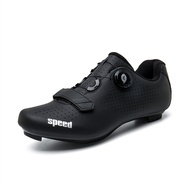 2023 Cycling Shoes for Men Black Men's Road Cycling Flat Shoes Mtb Cleat Shoes Mountain Bike Shoes Bike Shoes Speed Sneaker Spd Triathlon Road Cycling Footwear Bicycle Shoes Sport