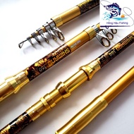 Retractable fishing rod, fishing reel fishing rod 2m1, 2m4, 2m7, 3m, 3m6, high quality carbon materi